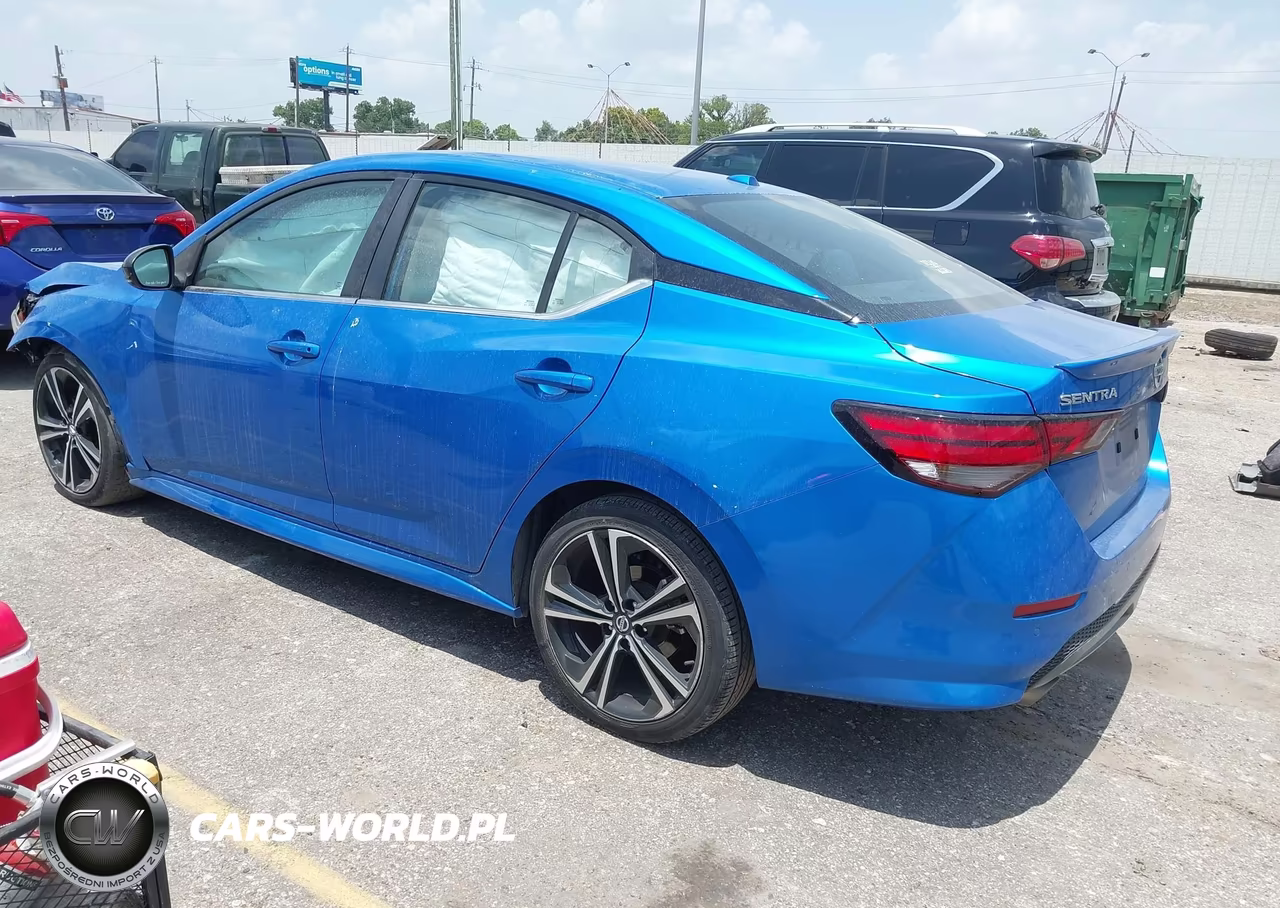 2021 Nissan Sentra Sr Xtronic Cvt VIN:3N1AB8DV9MY255960 - 3