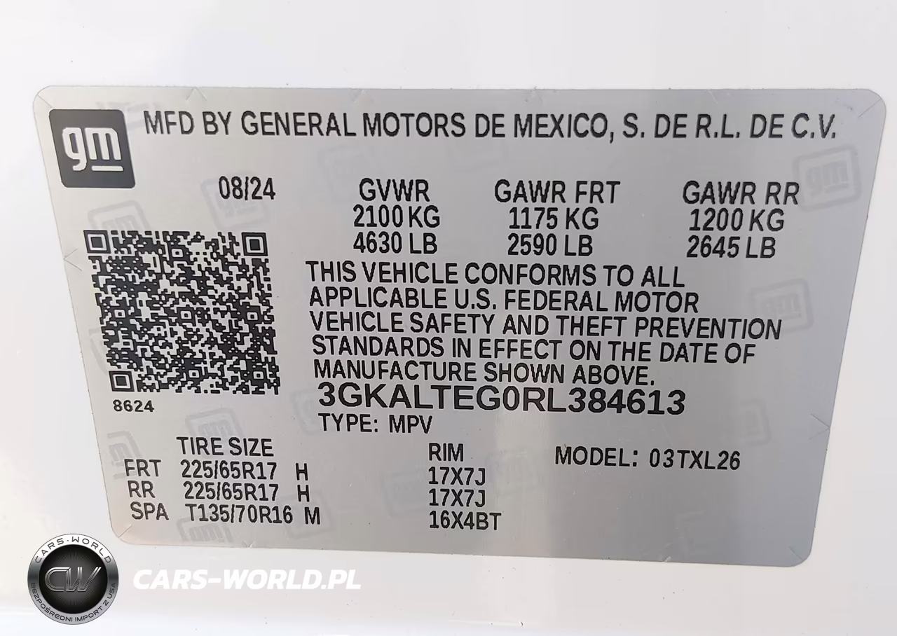 2024 GMC Terrain Awd Sle VIN:3GKALTEG0RL384613 - 9