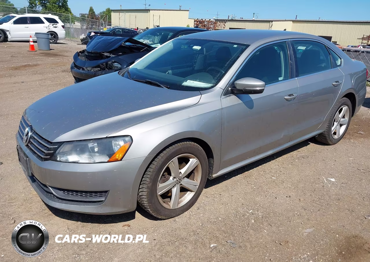 2012 Volkswagen Passat 2.5L Se VIN:1VWBP7A39CC076581 - 2