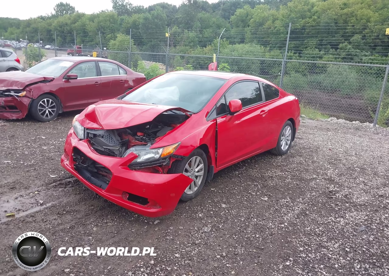 2012 Honda Civic Ex-L VIN:2HGFG3B08CH525524 - 2
