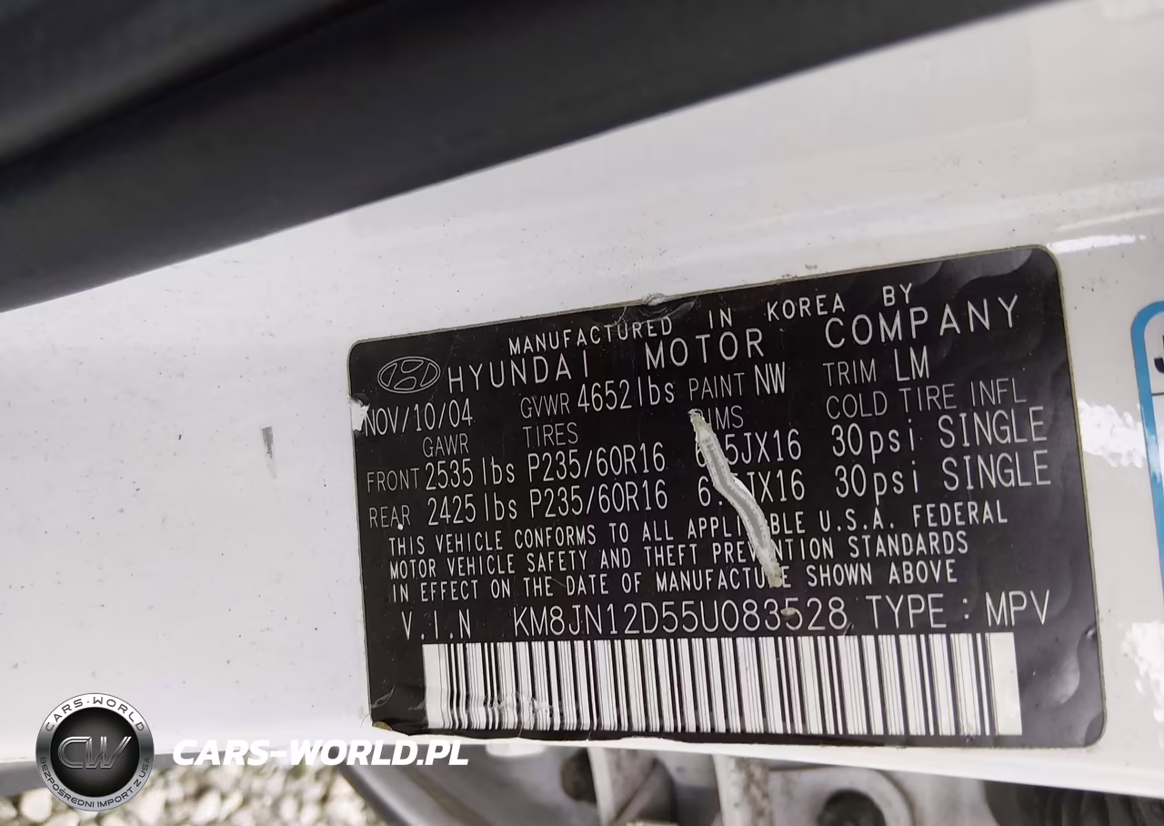 2005 Hyundai Tucson Gls-Lx VIN:KM8JN12D55U083528 - 9