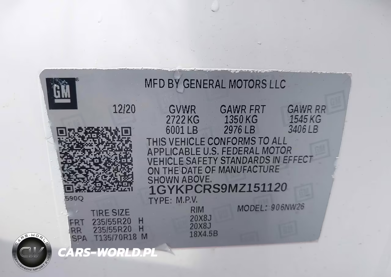 2021 Cadillac Xt6 Fwd Premium Luxury VIN:1GYKPCRS9MZ151120 - 9
