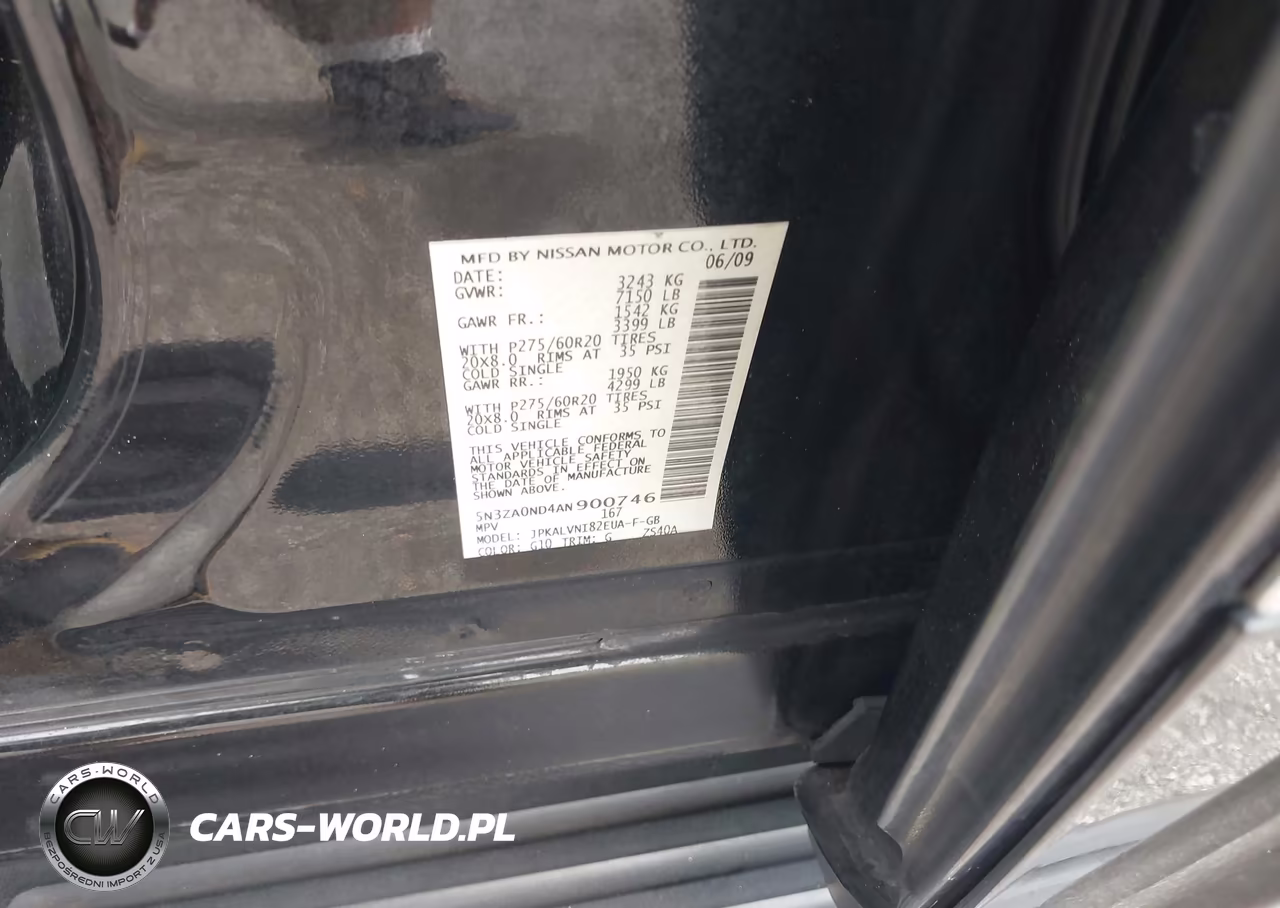 2010 Infiniti Qx56 VIN:5N3ZA0ND4AN900746 - 9