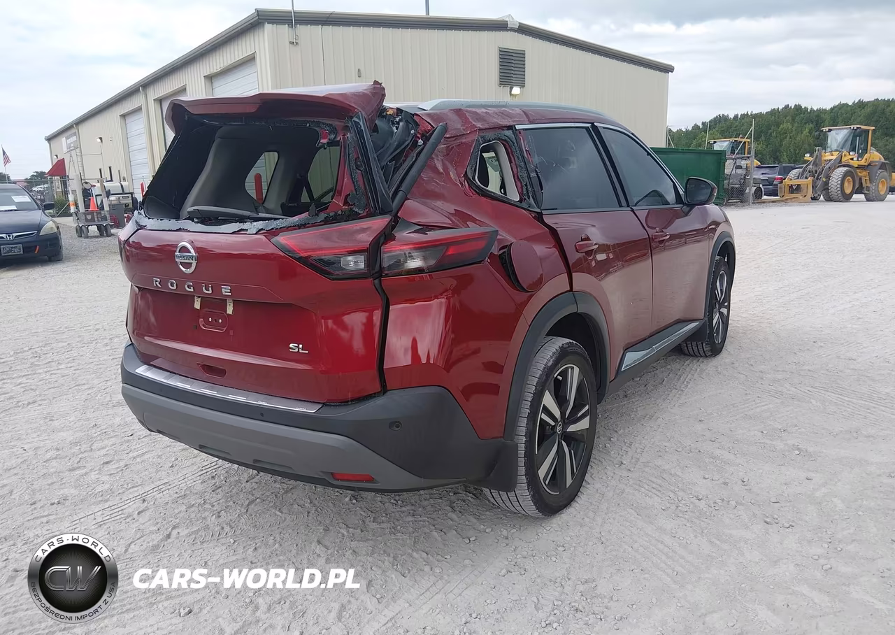 2021 Nissan Rogue Sl Fwd VIN:5N1AT3CA0MC829815 - 4