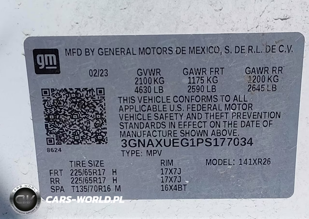 2023 Chevrolet Equinox Awd Lt VIN:3GNAXUEG1PS177034 - 9