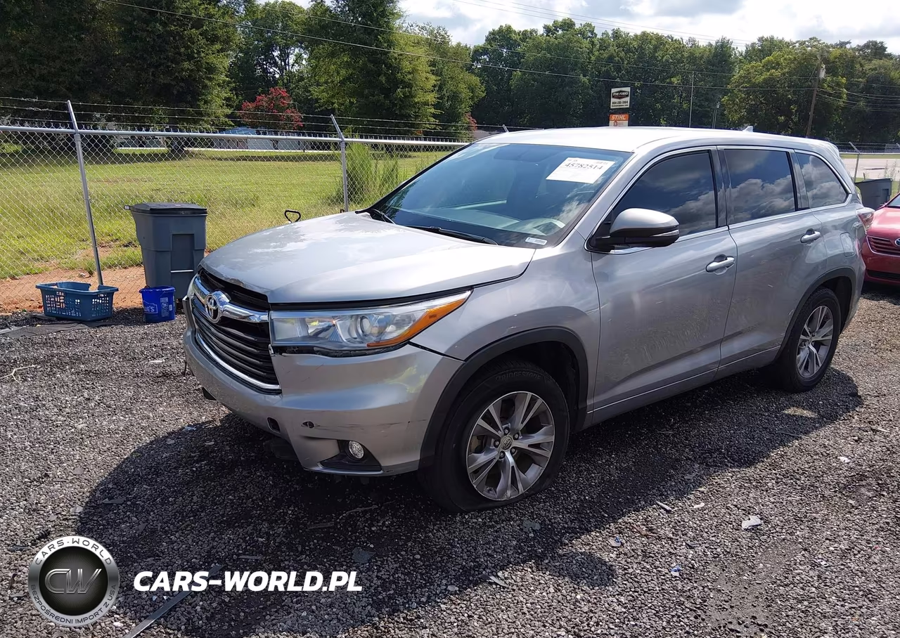 2015 Toyota Highlander Le Plus V6 VIN:5TDZKRFH6FS115260 - 2