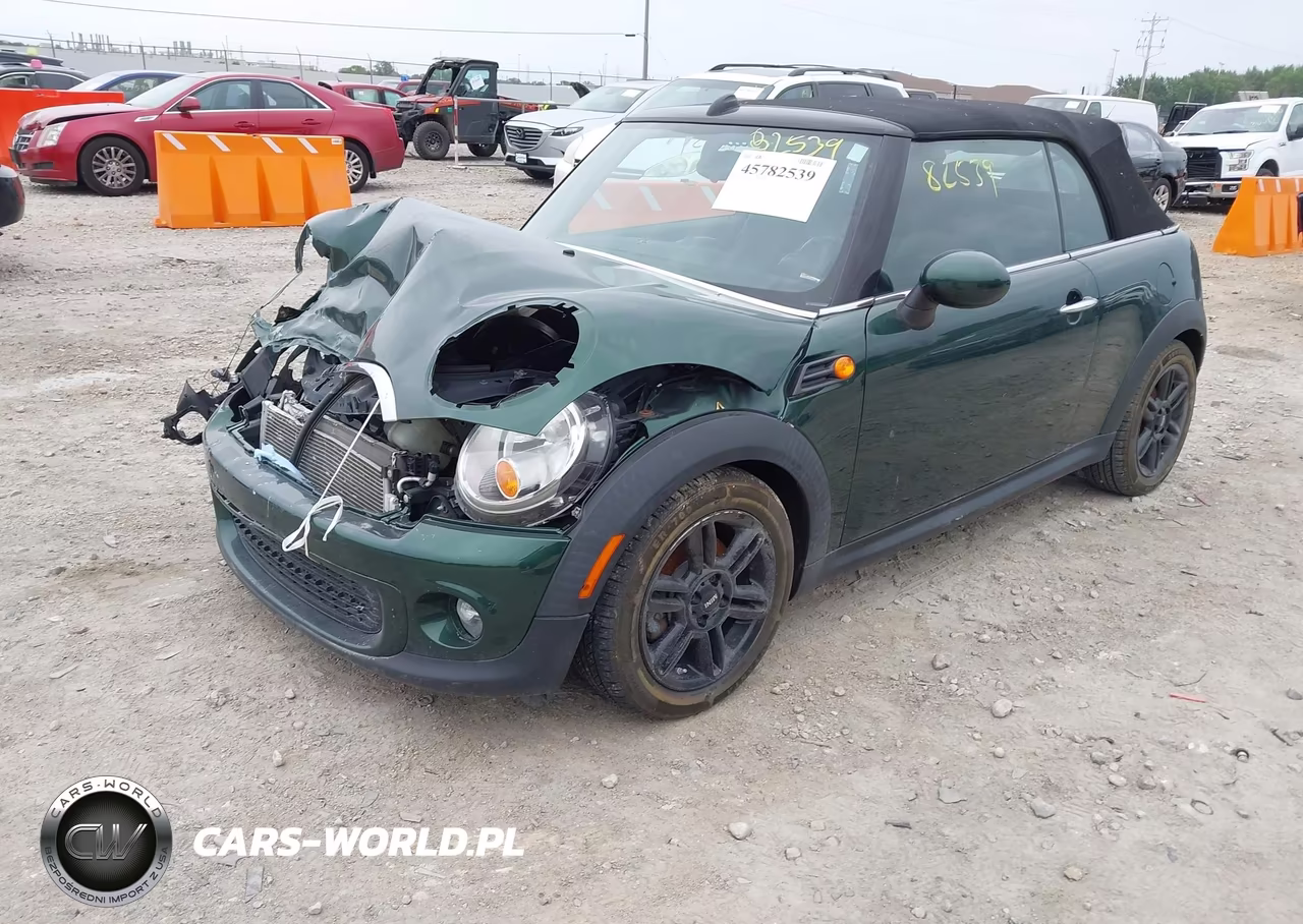 2013 Mini Convertible Cooper VIN:WMWZN3C50DT135367 - 2