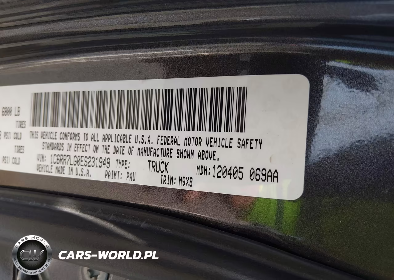 2014 Ram 1500 Big Horn VIN:1C6RR7LG0ES231949 - 9