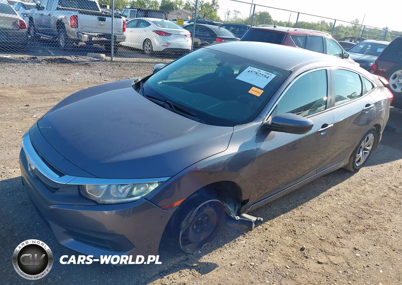 2017 Honda Civic Lx VIN:19XFC2F51HE052949 - 2