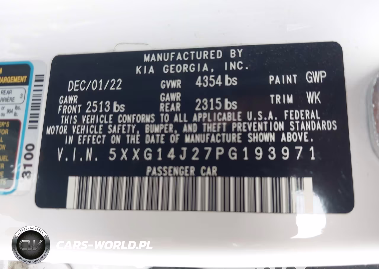 2023 Kia K5 Lxs VIN:5XXG14J27PG193971 - 9