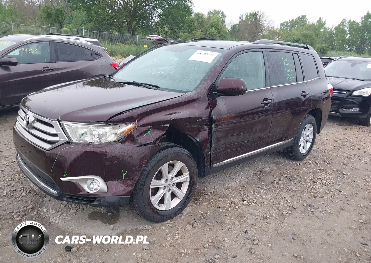 2013 Toyota Highlander Se V6 VIN:5TDBK3EH4DS193887 - 2