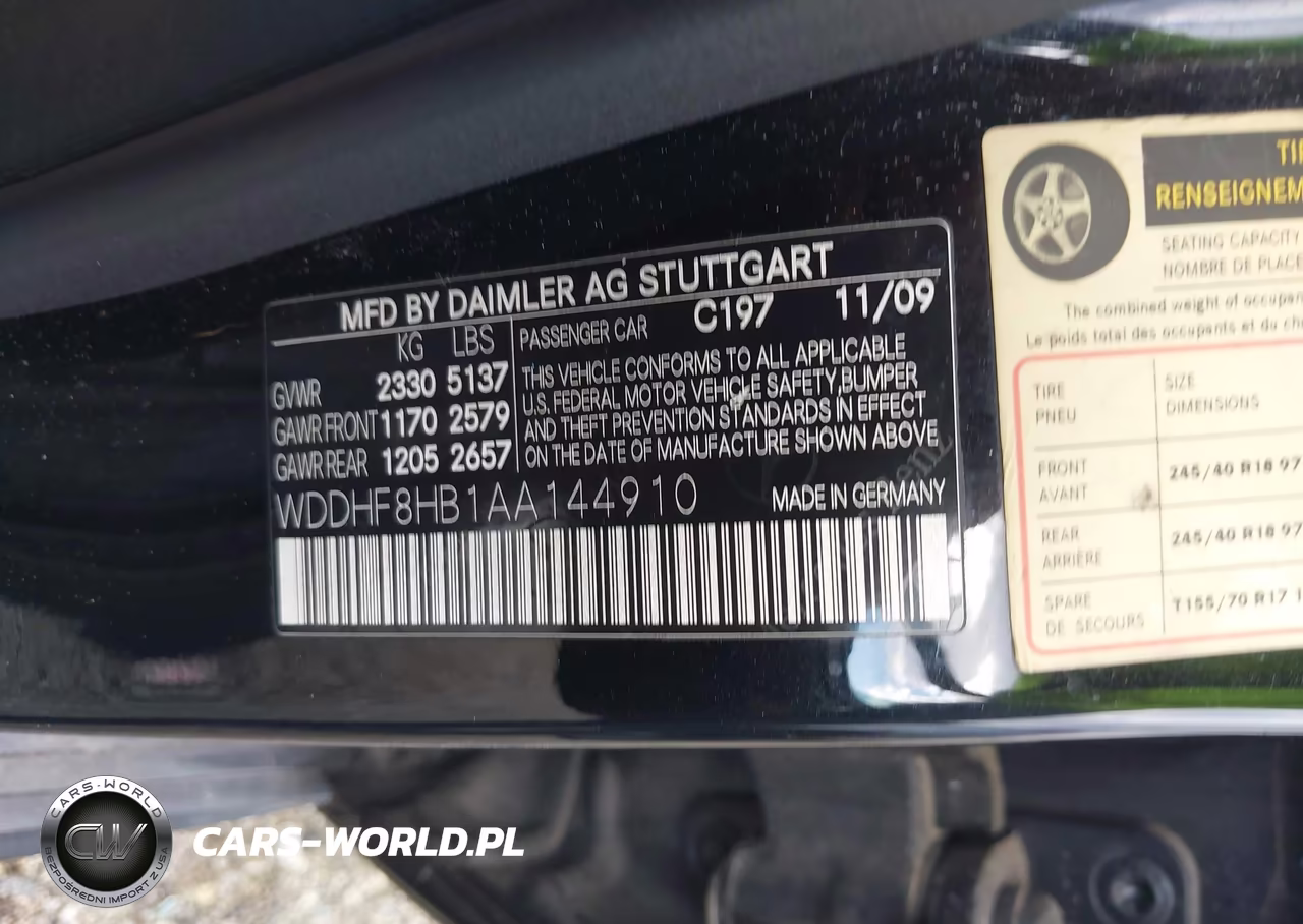 2010 Mercedes-Benz E 350 4Matic VIN:WDDHF8HB1AA144910 - 9