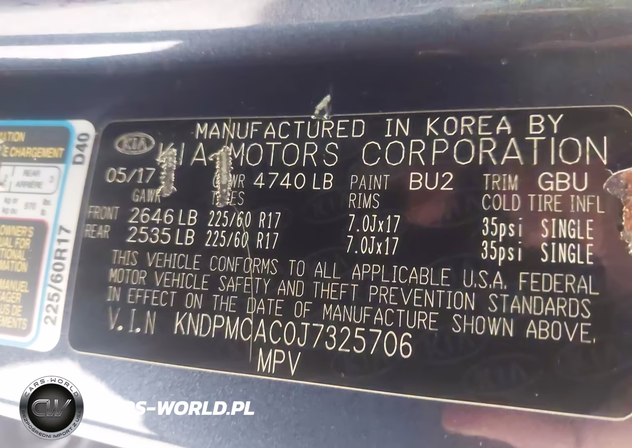 2018 Kia Sportage Lx VIN:KNDPMCAC0J7325706 - 9
