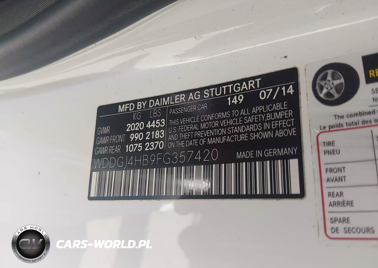 2015 Mercedes-Benz C 250 VIN:WDDGJ4HB9FG357420 - 9