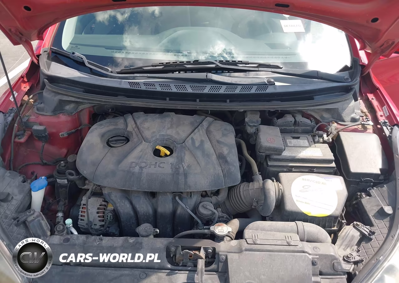 2013 Hyundai Elantra Gls VIN:KMHDH4AEXDU942613 - 10
