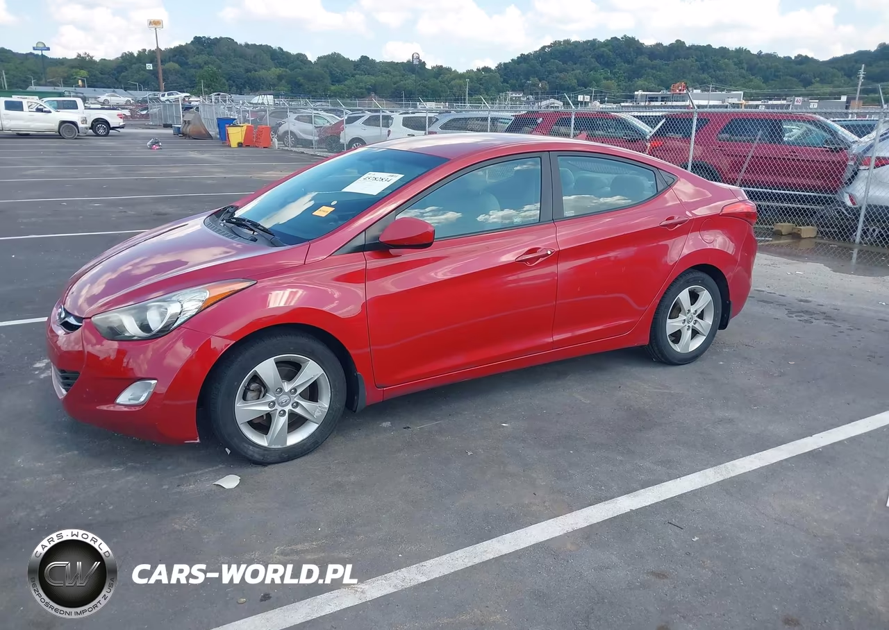 2013 Hyundai Elantra Gls VIN:KMHDH4AEXDU942613 - 2