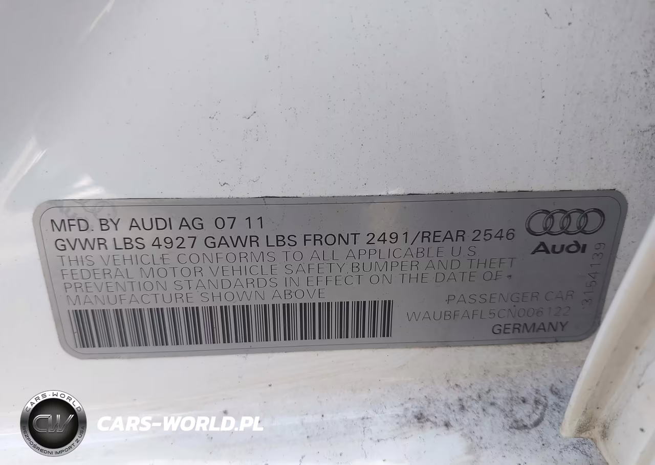 2012 Audi A4 2.0T Premium VIN:WAUBFAFL5CN006122 - 9