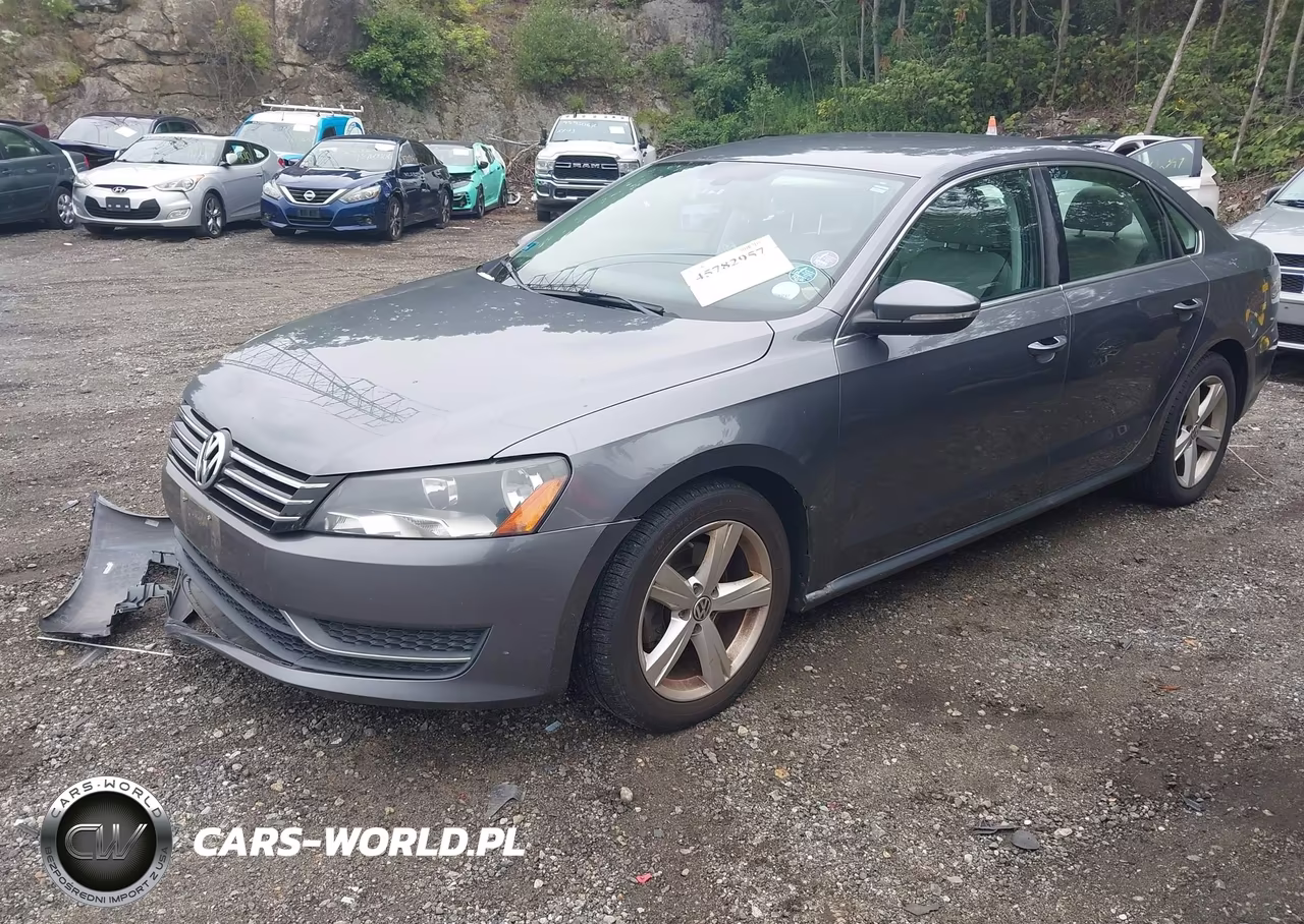 2012 Volkswagen Passat 2.5L Se VIN:1VWBP7A37CC028612 - 2
