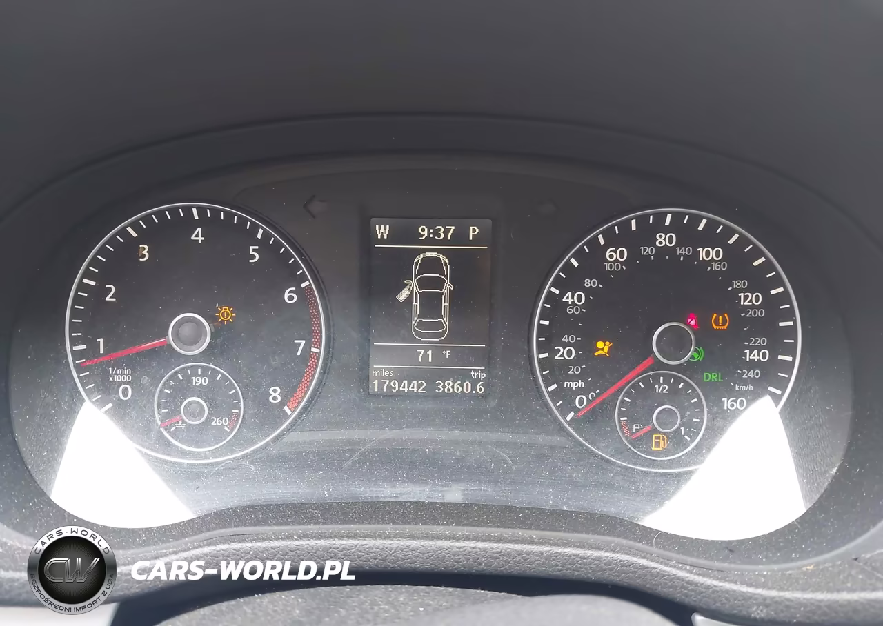 2012 Volkswagen Passat 2.5L Se VIN:1VWBP7A37CC028612 - 7