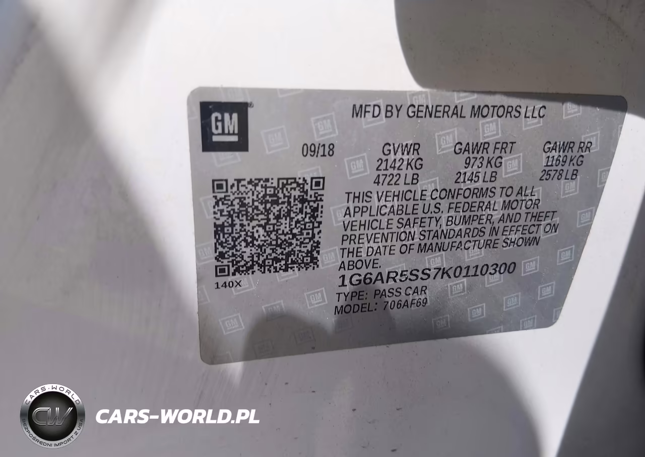 2019 Cadillac Cts Luxury VIN:1G6AR5SS7K0110300 - 9