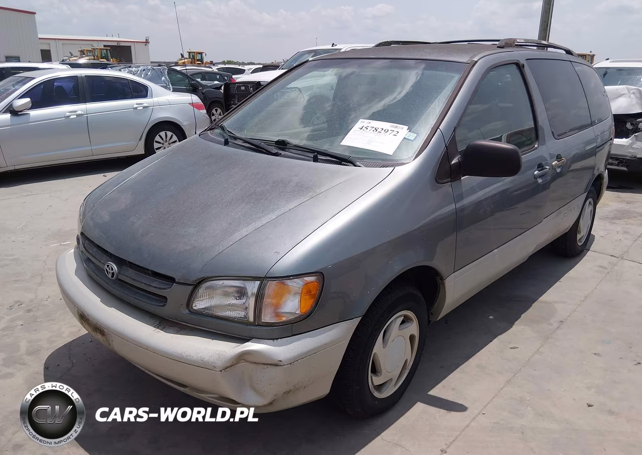 2000 Toyota Sienna Xle VIN:4T3ZF13CXYU173999 - 2