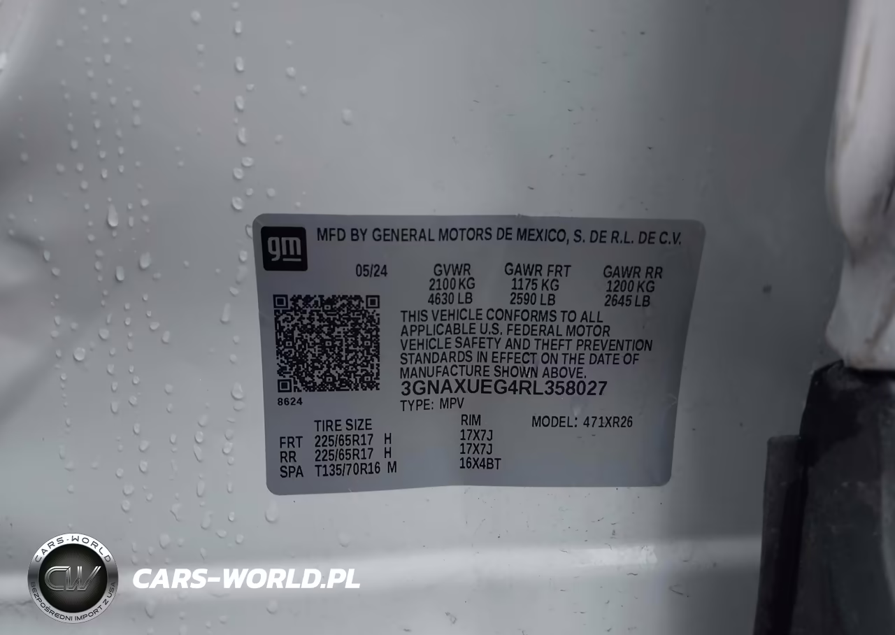2024 Chevrolet Equinox Awd Lt VIN:3GNAXUEG4RL358027 - 9
