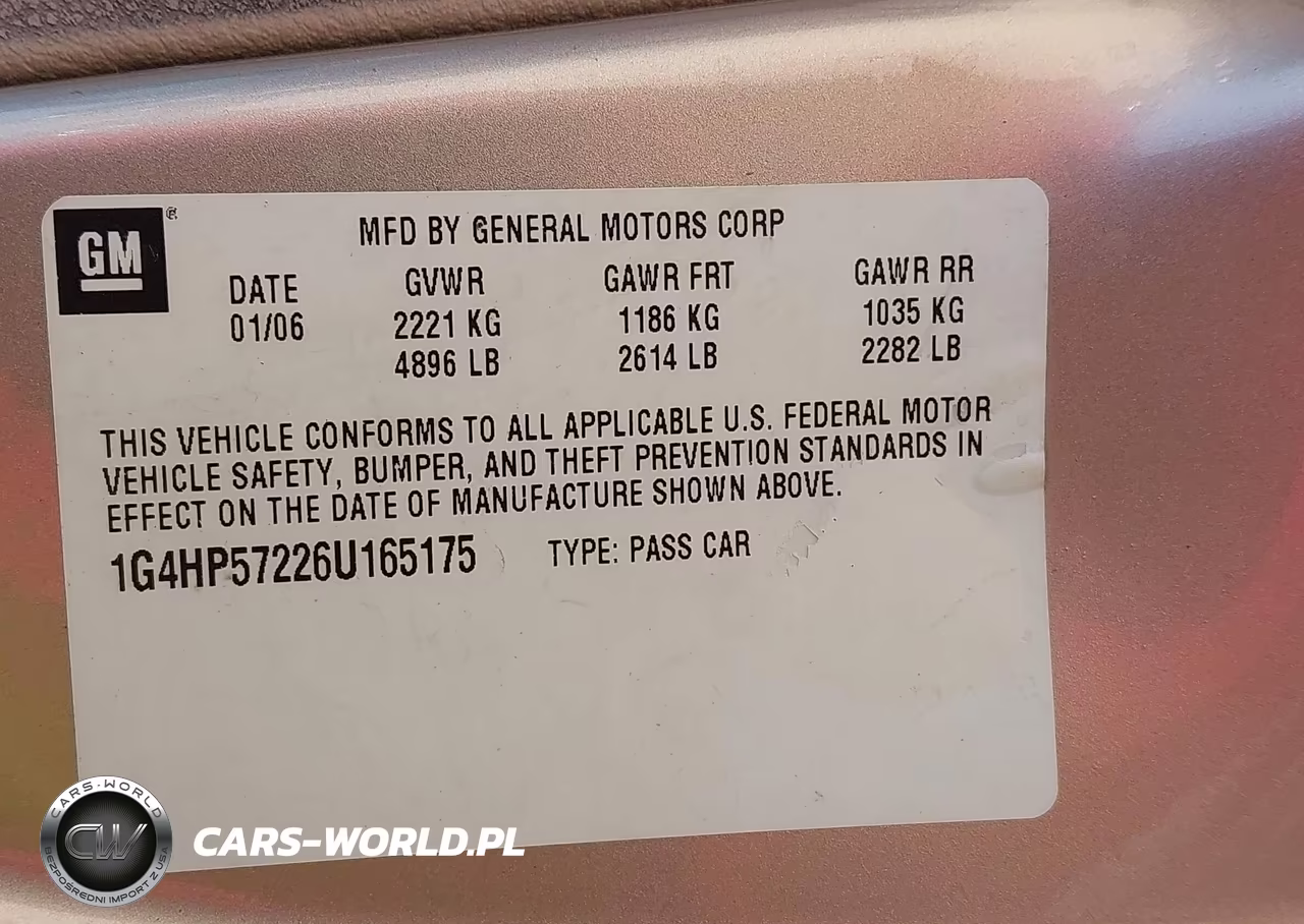 2006 Buick Lucerne Cx VIN:1G4HP57226U165175 - 9