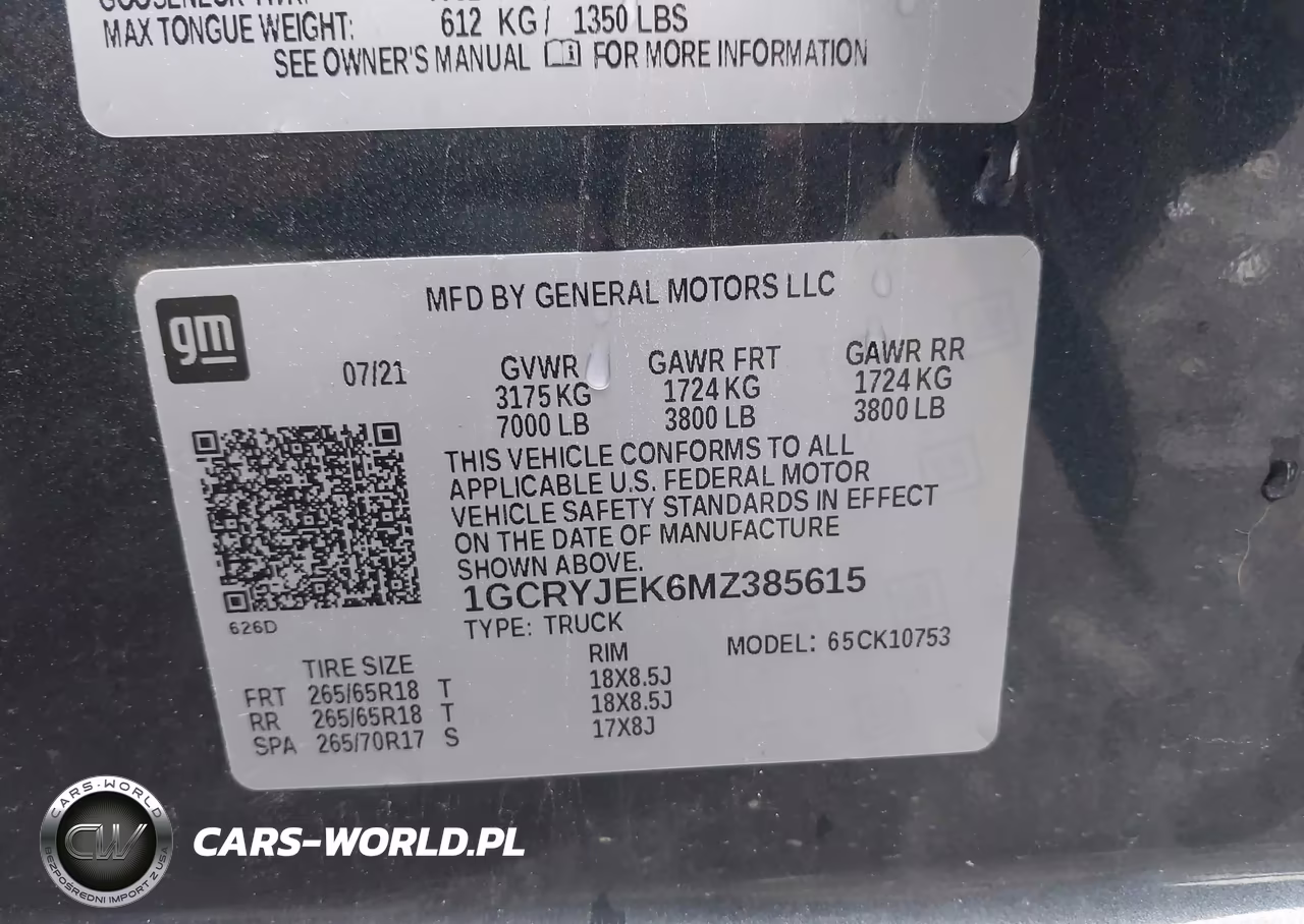 2021 Chevrolet Silverado 1500 4Wd Standard Bed Lt With 2Fl VIN:1GCRYJEK6MZ385615 - 9