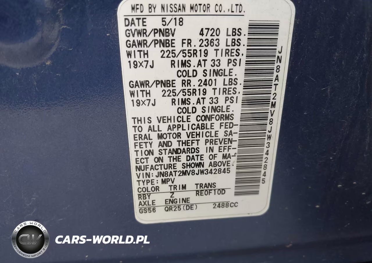 2018 Nissan Rogue Sl VIN:JN8AT2MV8JW342845 - 9