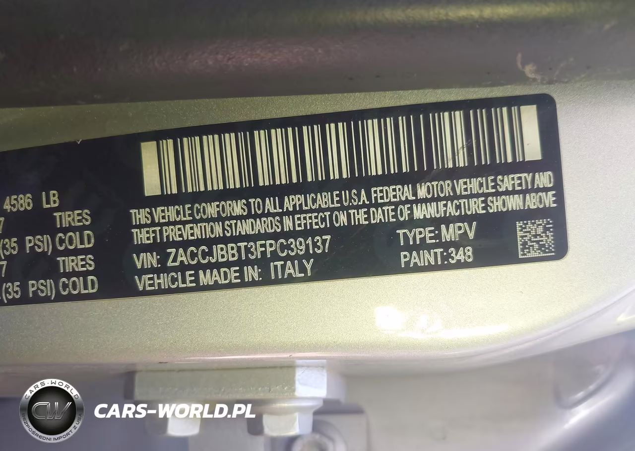 2015 Jeep Renegade Latitude VIN:ZACCJBBT3FPC39137 - 9