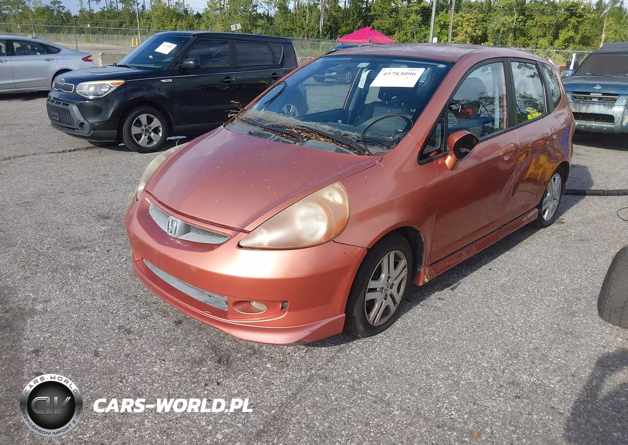 2007 Honda Fit Sport VIN:JHMGD38667S036382 - 2
