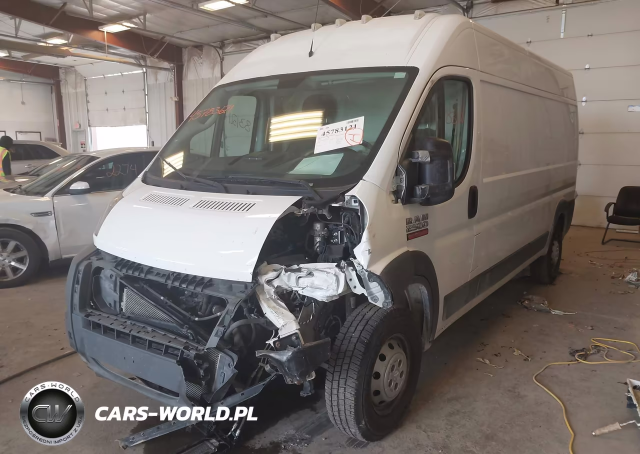 2018 Ram Promaster 2500 High Roof 159 Wb VIN:3C6TRVDG5JE119752 - 2