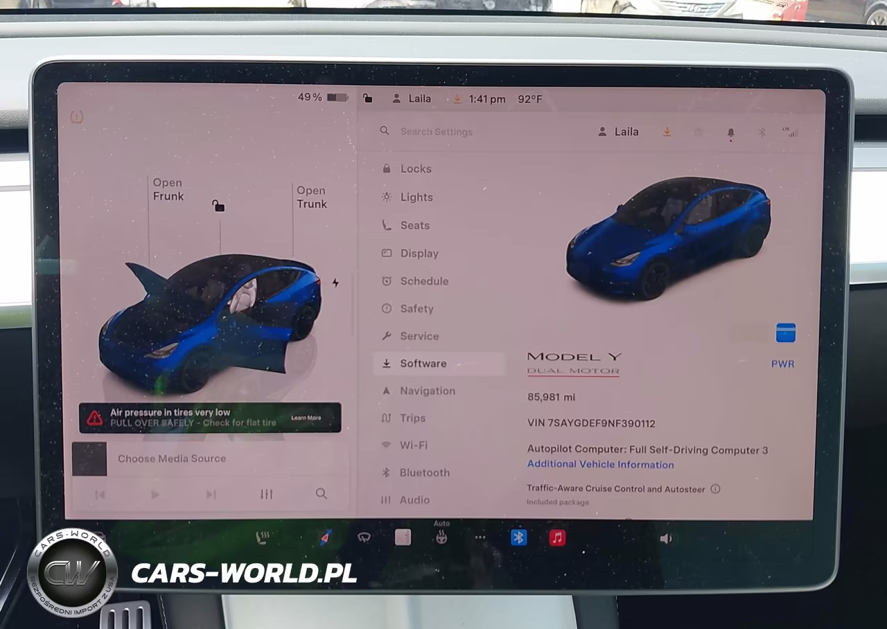 2022 Tesla Model Y Performance Dual Motor All-Wheel Drive VIN:7SAYGDEF9NF390112 - 19