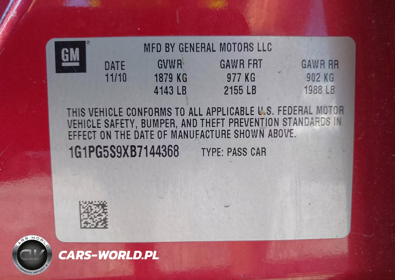 2011 Chevrolet Cruze 2Lt VIN:1G1PG5S9XB7144368 - 9