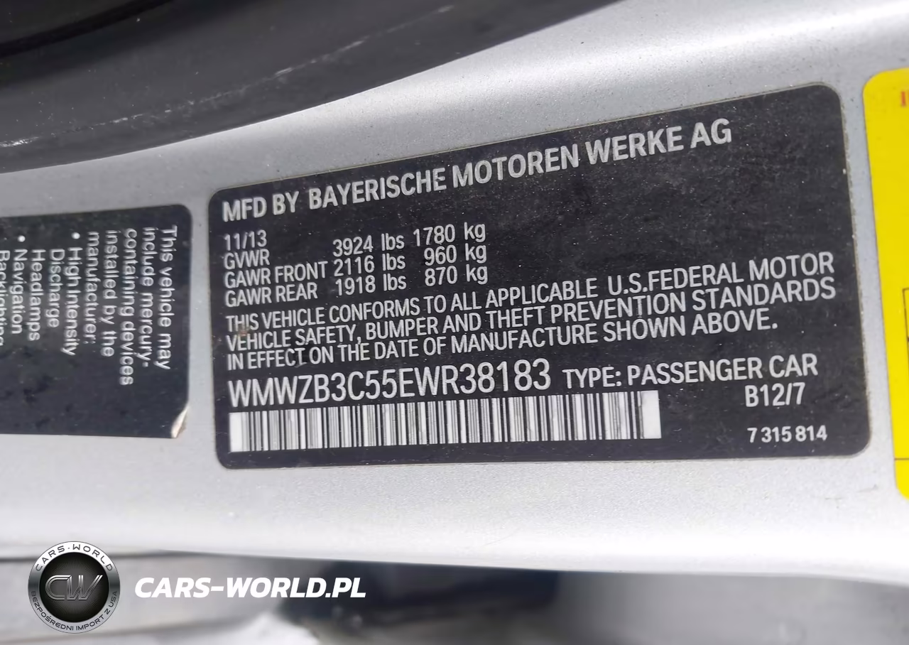 2014 Mini Countryman Cooper VIN:WMWZB3C55EWR38183 - 9
