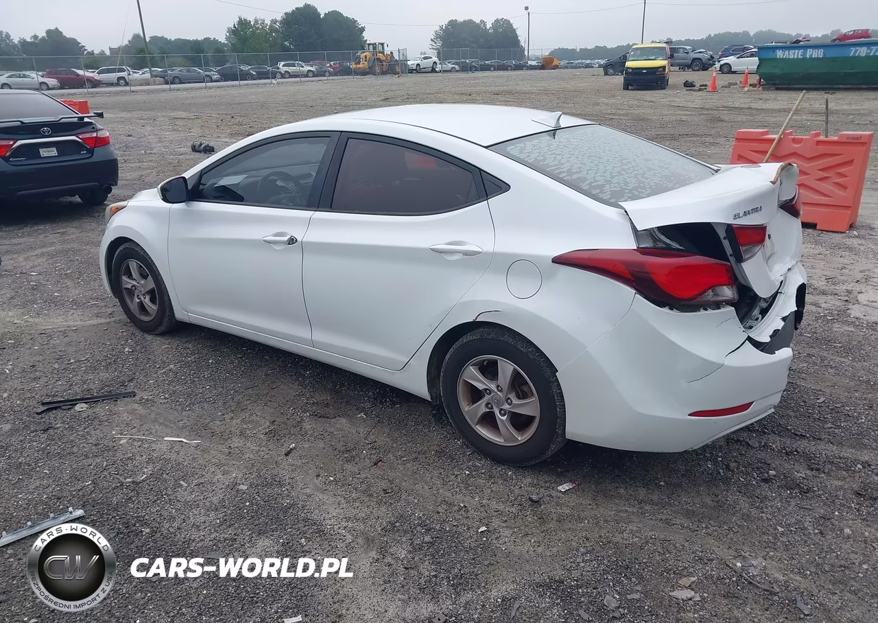 2015 Hyundai Elantra Se VIN:5NPDH4AE5FH647145 - 3