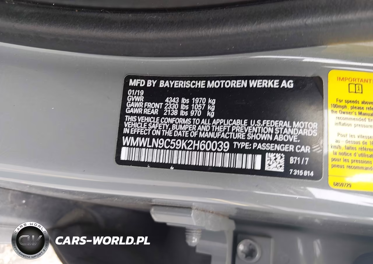2019 Mini Clubman Cooper S VIN:WMWLN9C59K2H60039 - 9