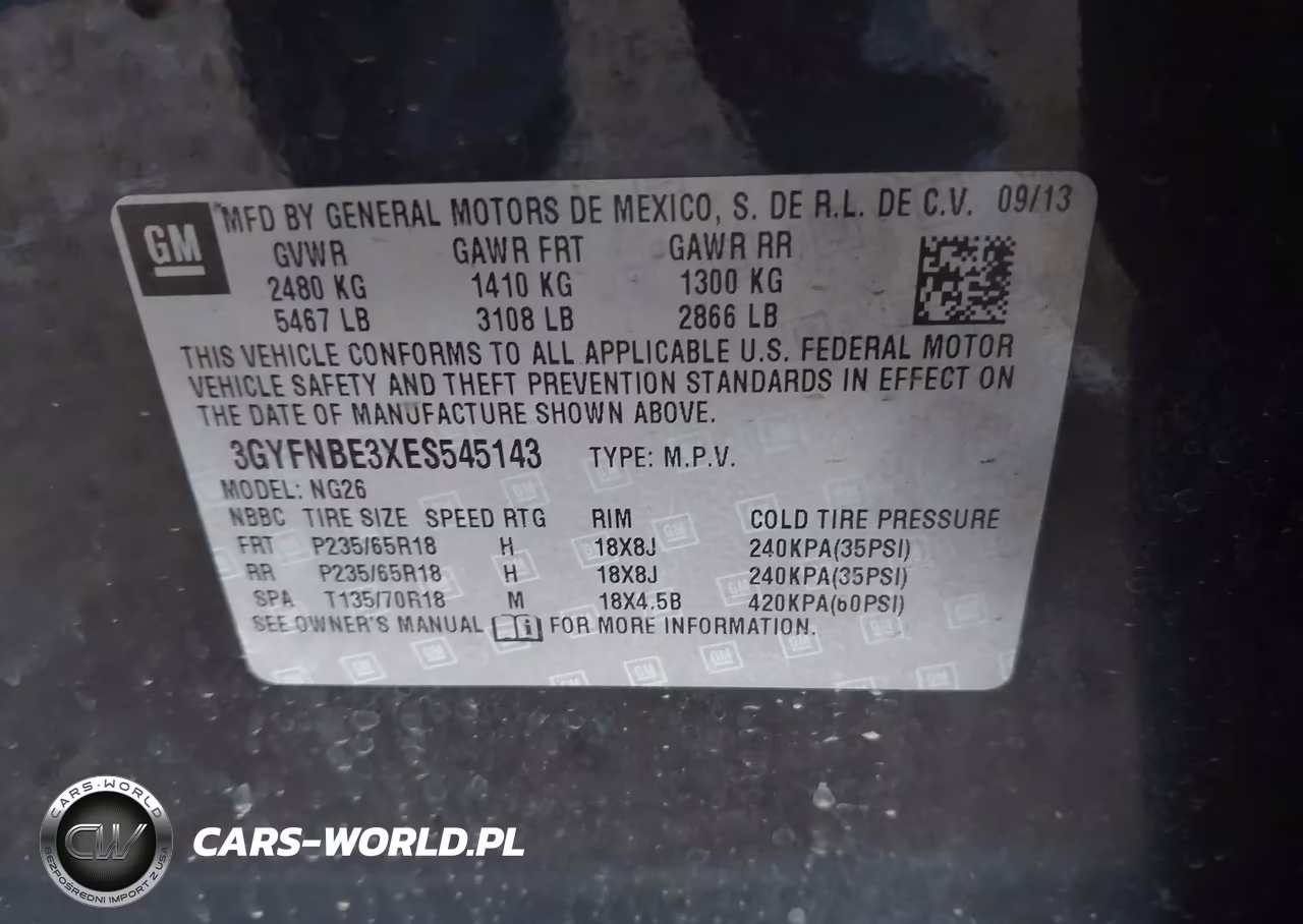 2014 Cadillac Srx Luxury Collection VIN:3GYFNBE3XES545143 - 9