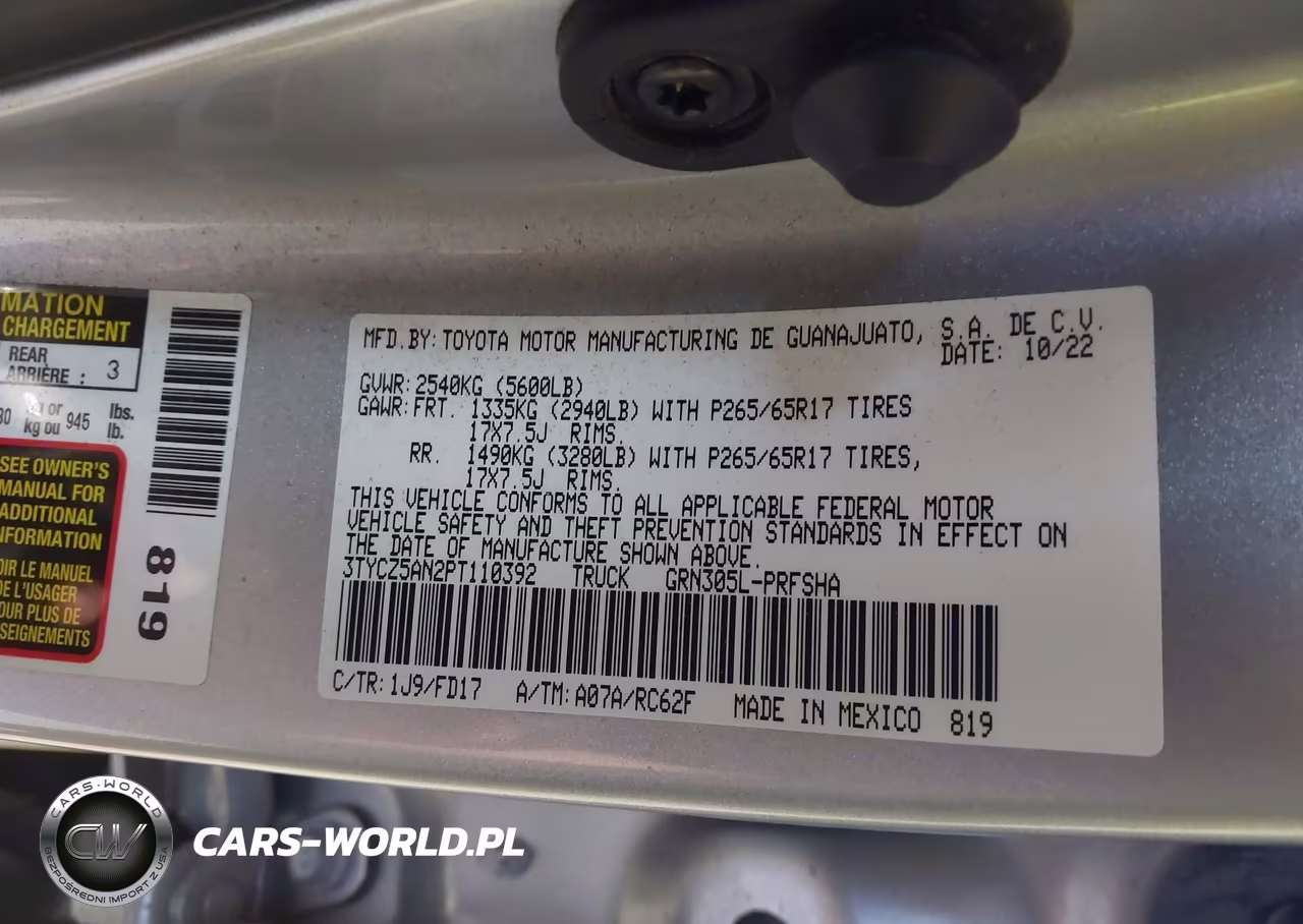 2023 Toyota Tacoma Trd Sport VIN:3TYCZ5AN2PT110392 - 9
