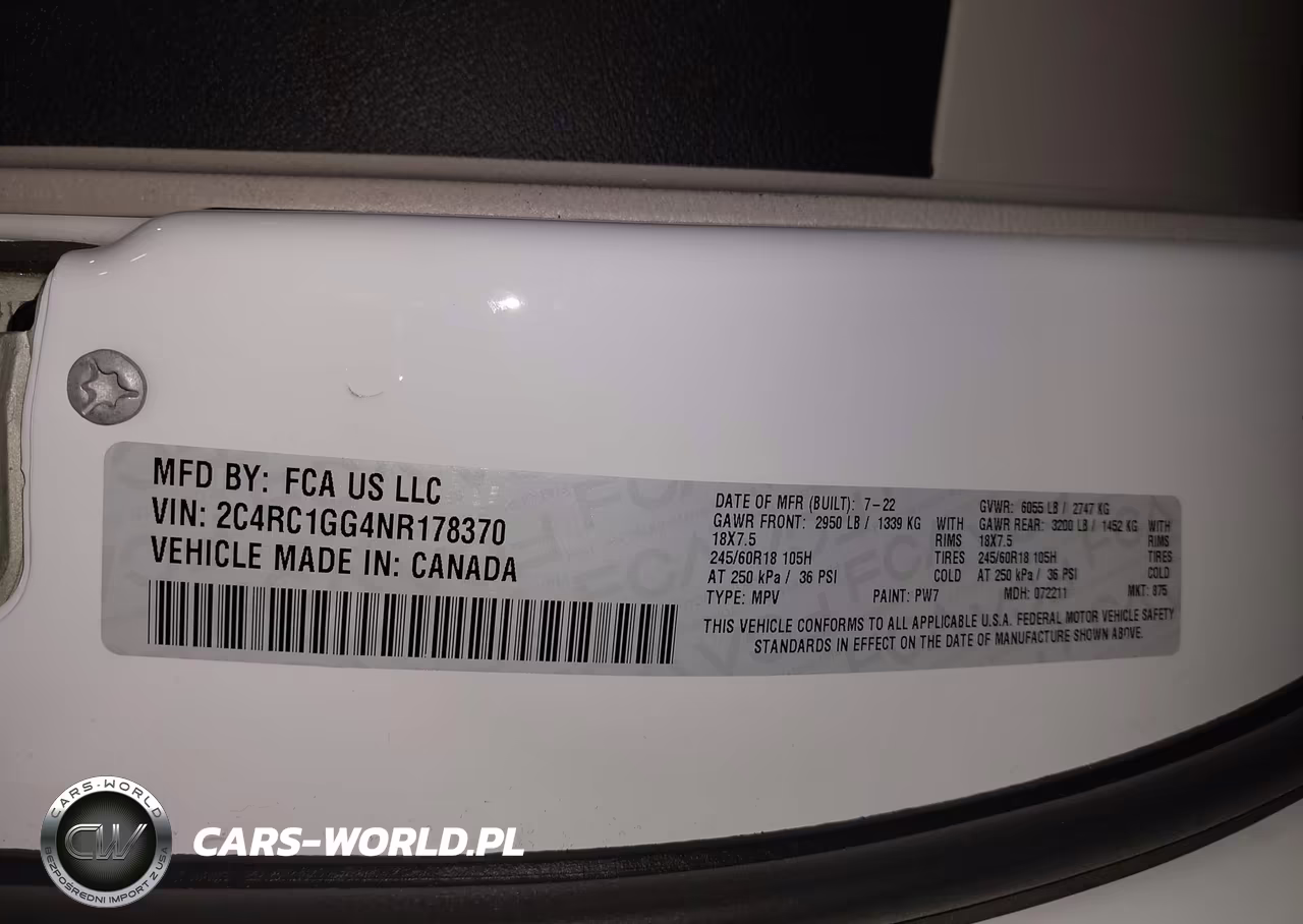 2022 Chrysler Pacifica Limited VIN:2C4RC1GG4NR178370 - 9