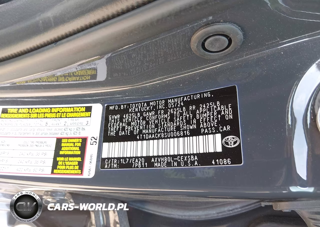 2025 Toyota Camry Se VIN:4T1DAACK8SU006816 - 9