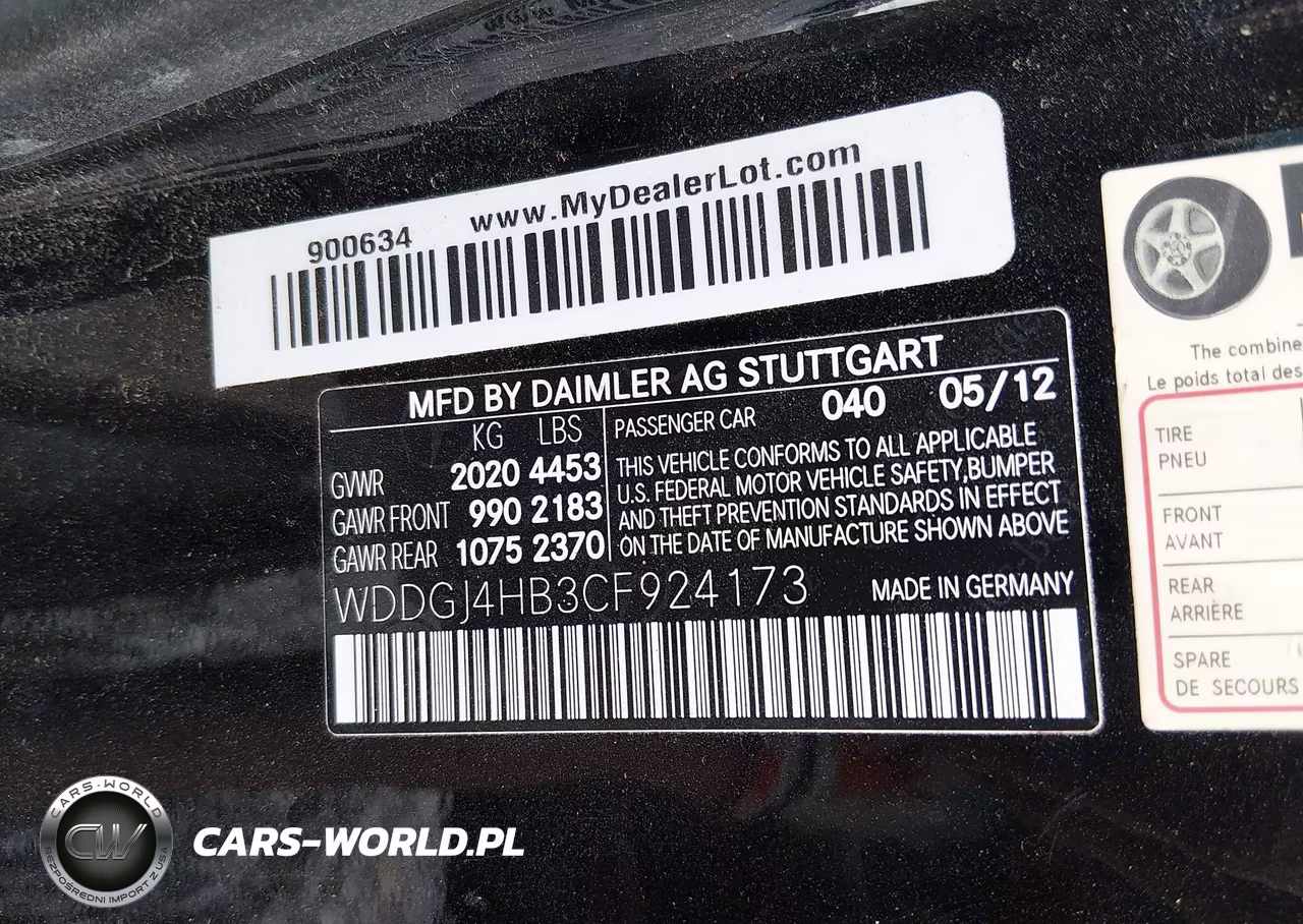 2012 Mercedes-Benz C 250 VIN:WDDGJ4HB3CF924173 - 9