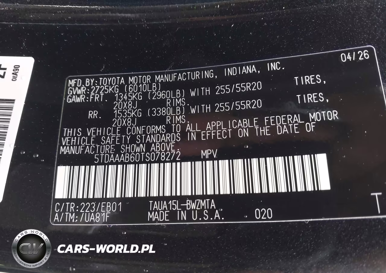 2026 Lexus Tx 350 Premium VIN:5TDAAAB60TS078272 - 9