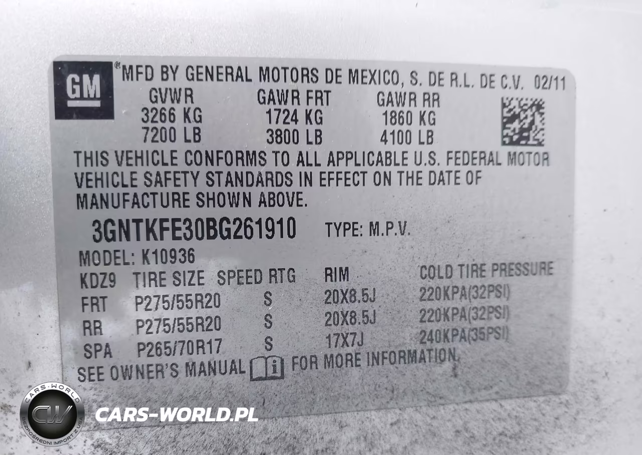 2011 Chevrolet Avalanche 1500 Lt1 VIN:3GNTKFE30BG261910 - 9