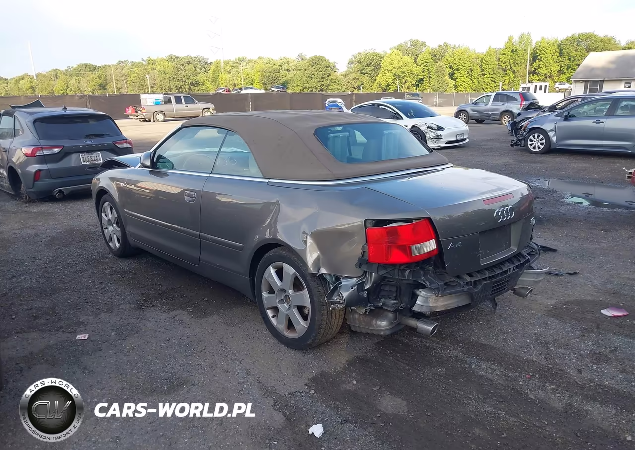 2005 Audi A4 3.0 VIN:WAUDT48H95K019441 - 3