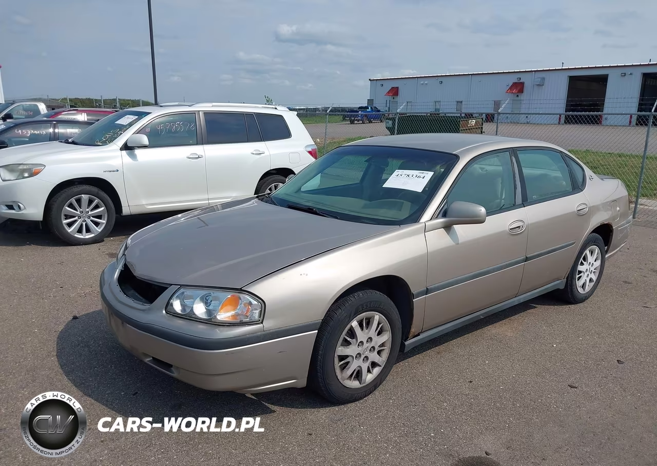 2001 Chevrolet Impala VIN:2G1WF55E719200416 - 2