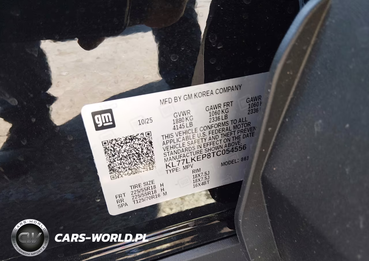 2026 Chevrolet Trax Fwd Activ VIN:KL77LKEP8TC054556 - 9
