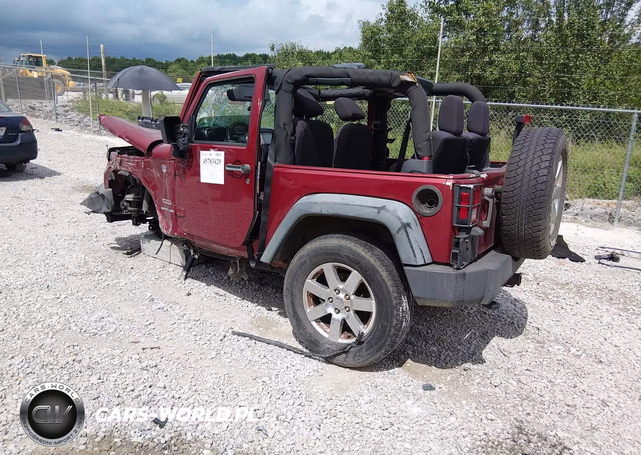 2013 Jeep Wrangler Sport VIN:1C4AJWAG4DL606261 - 3