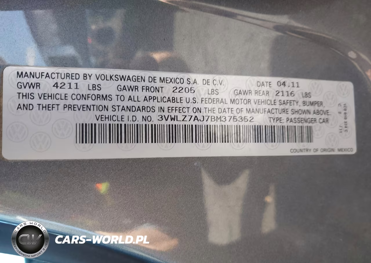 2011 Volkswagen Jetta 2.5L Sel VIN:3VWLZ7AJ7BM375352 - 9