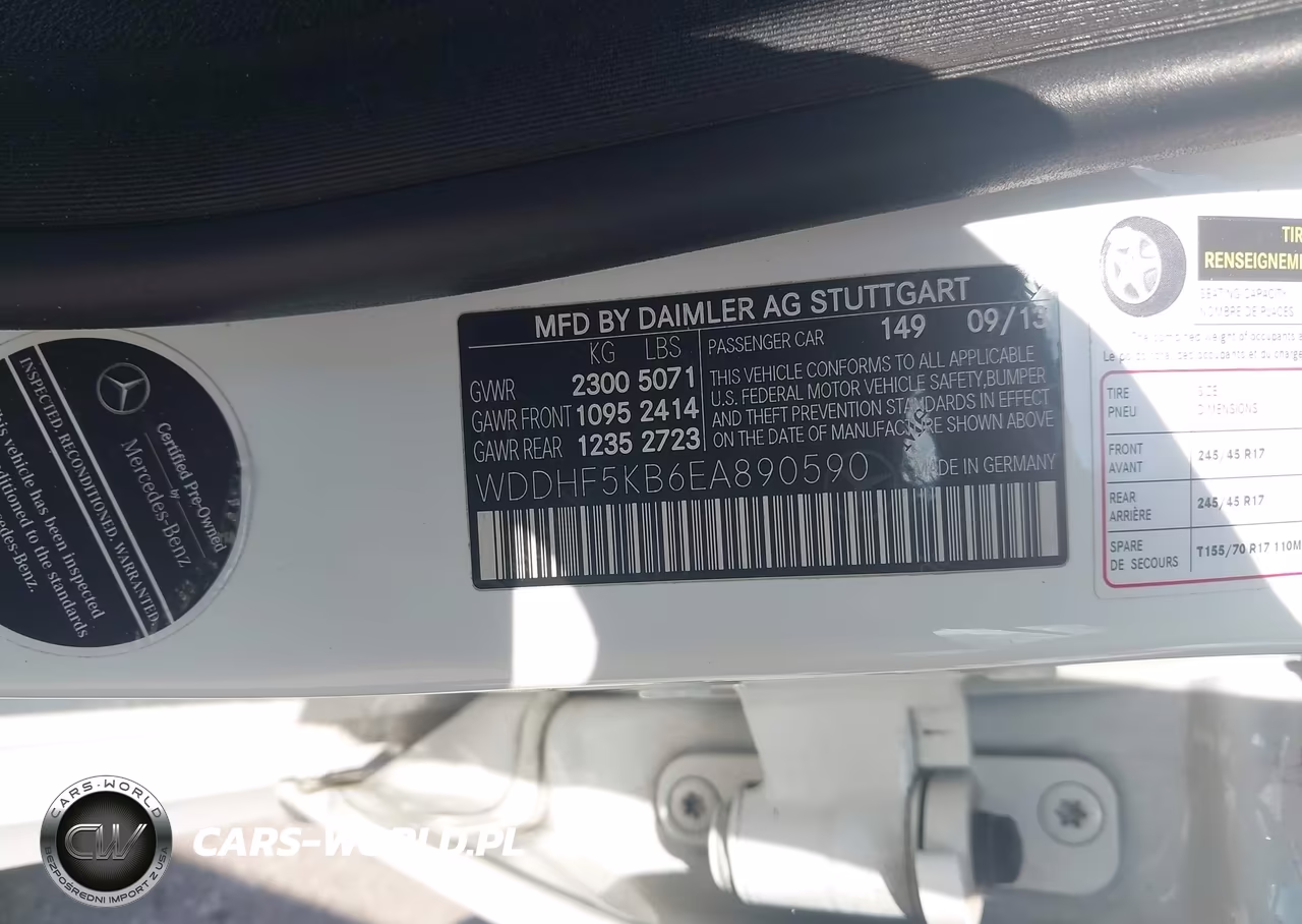 2014 Mercedes-Benz E 350 VIN:WDDHF5KB6EA890590 - 9